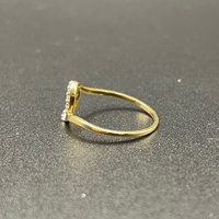 Ladies 18ct Yellow Gold Natural Diamond Ring