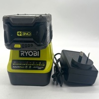 Ryobi ONE+ 18V Battery Charger IntelliPort System with 5.0Ah Battery