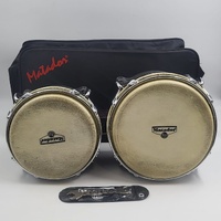 Matador LP Wood Bongos Set Latin Percussion Drums with Carry Bag and Tool