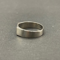 Mens 9ct White Gold Diamond Ring