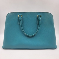 Prada Saffiano Mint Green Tote Bag ML0812 Top Handle Lux Purse Authenticity Card
