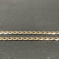 Mens 9ct Yellow Gold Curb Link Necklace