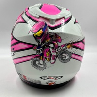 RXT A-717K Racer 2 Ant Man Motocross Helmet Pink Size XXS Off Road MX