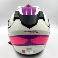 O'Neal Five Series Distortion Motocross Helmet Pink White Size Youth SM