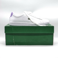 Lacoste Carnaby 222 1 SFA Womens Sneakers White Purple Leather US 9