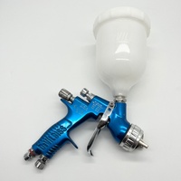 DeVilbiss ProLite 1.3mm Fluid Tip HV30 Cap Spray Paint Gun Blue