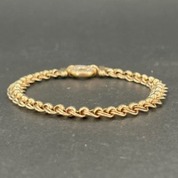 Ladies 9ct Yellow Gold Double Belcher Link Bracelet