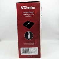 Dimplex DreamEasy Micro Fleece Heated Throw DHEBHTCG Size 180cmx130cm