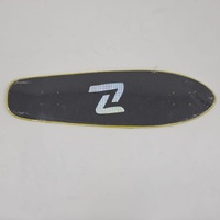 Large View Z Flex Jimmy Plumer Model Yellow Skateboard Pro Model 7.75 Inch Deck