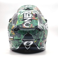 Large View O'Neal 5SRS 2020 Savage Motocross Helmet Black Green White Adult Large