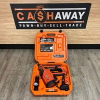 Large View Paslode B20580 Impulse Gas FrameMaster Nail Gun with 3 Batteries and Charger