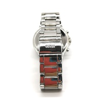 Large View Guess Moonlight Ladies Stainless Steel Silver Dial Watch GW0320L1