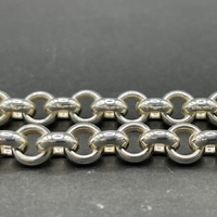 Ladies 925 Sterling Silver Belcher Link Necklace