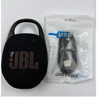 JBL Clip 5 Ultra Portable Waterproof Bluetooth Speaker Black 12 Hour Playtime