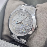 Guess GW0020L1 Ladies 42mm Silver Stainless Steel Crystal Dial Watch