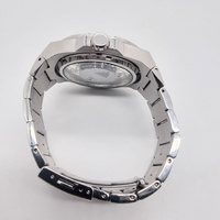 Guess Big Reveal GW0323G1 Mens Silver Stainless Steel Skeleton Watch