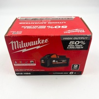 Milwaukee M18 HB6 6.0Ah Redlithium-Ion M18 High Output Battery Pack