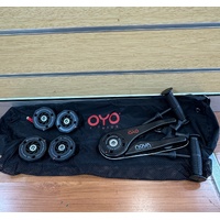 Oyo Nova 001 Portable Fitness Gym Resistance Trainer with Carry Bag and Weights