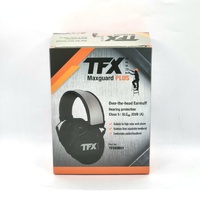 TFX Maxguard Class 5 Overhead Earmuffs 32dB Hearing Protection TFXEM01