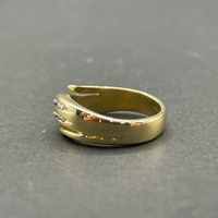 Ladies 18ct Yellow Gold Natural Diamond Ring