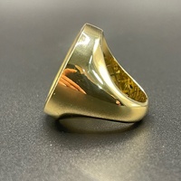 Mens 18ct Yellow Gold Ring 2000 Olympic Achievment $100 Coin Ring