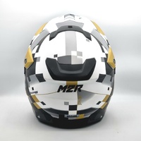 M2R Hybrid Pix Motocross Helmet Medium 57-58cm Grey Black ECE 22.05