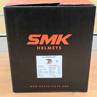 SMK Allterra X-Throttle MA575 Blue Orange Size M Motocross Helmet MX Off Road