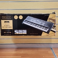 Beale AK140 61 Key Portable Keyboard with Xtreme KS128 Heavy Duty Stand