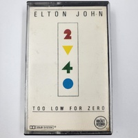 Elton John Too Low For Zero 1983 Cassette Tape Vintage Classic Pop
