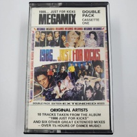 1986 Just For Kicks Megamix Cassette Tape Double Pack Rare Vintage