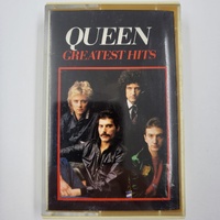 Queen Greatest Hits 1981 Vintage Cassette Tape Rock Classic Album