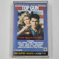 Top Gun 1986 Original Soundtrack Cassette Tape Vintage Movie Music