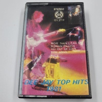 Dee Jay Top Hits 1981 Cassette Tape Rare 80s Pop Rock Compilation