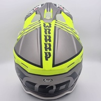 Airoh Wraap Broken Off Road Motocross Helmet Yellow Matte Size Medium
