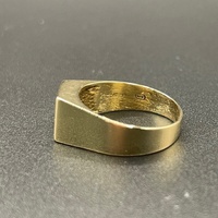 Mens 9ct Yellow Gold Natural Diamond Ring