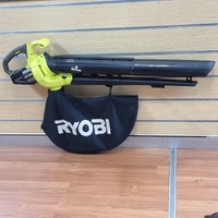 Ryobi OBV1800 Cordless Blower Vacuum 18V Brushless 201km/h Turbo with Bag
