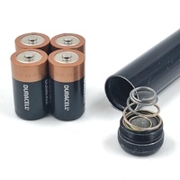 Mag-Lite Heavy Duty Flashlight Black 4D Cell Durable Bright Tactical Light