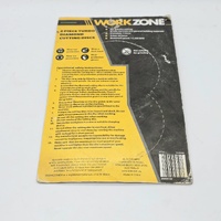 Workzone 2Pc 115mm Turbo Diamond Cutting Discs Wet Dry Bricks Concrete