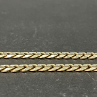 Unisex 9ct Yellow Gold Curb Link Necklace