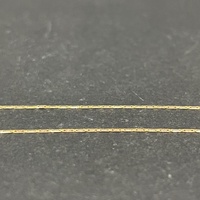 Unisex 18ct Yellow Gold Anchor Link Chain & Sword Pendant