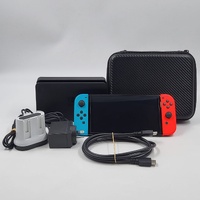 Nintendo Switch OLED Model HEG-001 Handheld Console Neon Blue Neon Red Joy-Con