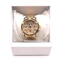 Guess GW0464L2 Ladies Gold Queen Crystal Multifunction Watch 40mm