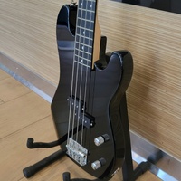 Artist APB 4-String Electric Bass Guitar Black with Strap & Gig Bag
