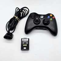 Microsoft Xbox 360 S 4GB Black 1439 Console 2 Controllers and Charger