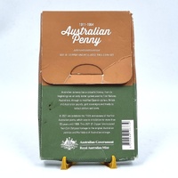 2021 $1 Copper Uncirculated 110th Anniversary Australian Penny Two Coin Set RAM