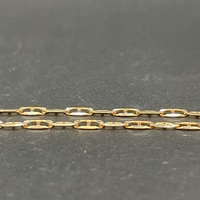 Unisex 9ct Yellow Gold Anchor Link Necklace