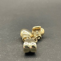 Mens 9ct Yellow Gold Boxing Gloves Pendant