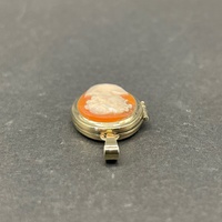 Ladies 9ct Yellow Gold Oval Cameo Pendant