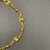 Ladies 24ct Yellow Gold Fancy Link Bracelet