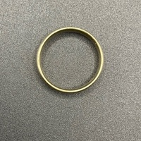 Unisex 9ct Yellow Gold Plain Wedding Band Ring